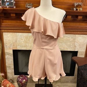 Adorable One Shoulder Romper NWT